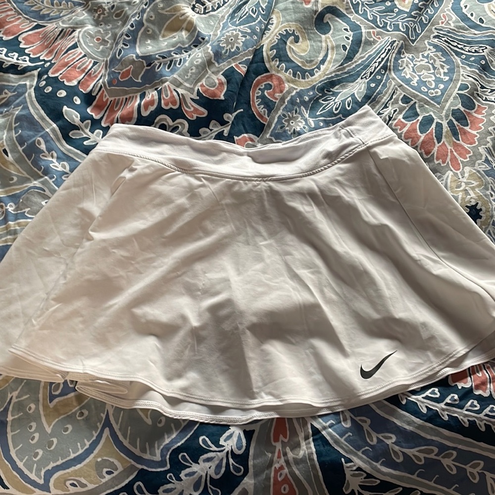 Nike white tennis skirt